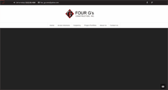 Desktop Screenshot of fourgsconstruction.com